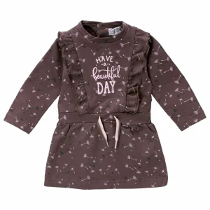 Dirkje 2tlg Set Kleid + Hose Herbst, Winter In Rosa Braun 7