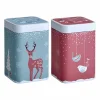 Eigenart 2er-Set: Teedosen “Winter Friends” In Rot/ Hellblau – 100 G 8