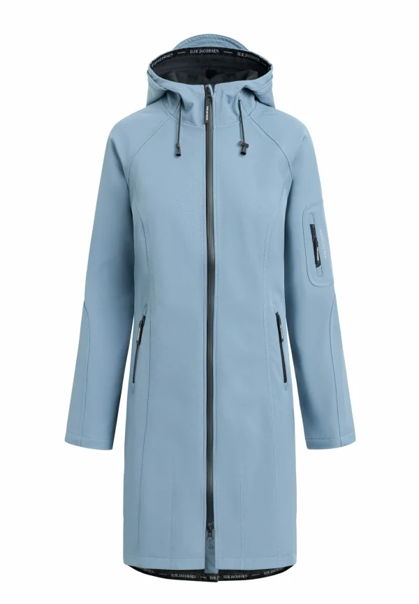 ILSE JACOBSEN Mantel RAIN37L In Winter Ocean 1
